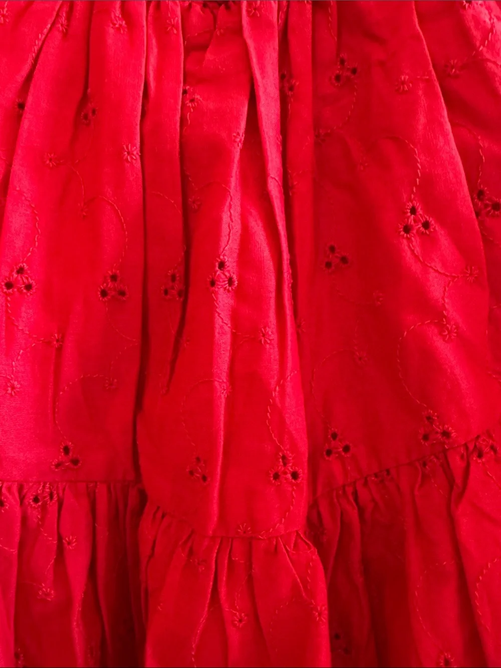 GAP Bright Red Tiered Tank Dress for Girls